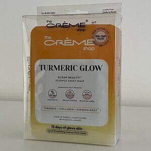 The Creme Shop Turmeric Glow Face Mask 12PK - NEW